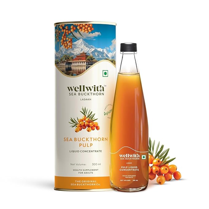 Ayuzera Himalayan Sea Buckthorn Pulp Concentrate (300ml) – Natural Omega 7 & Vitamin C Immunity Booster