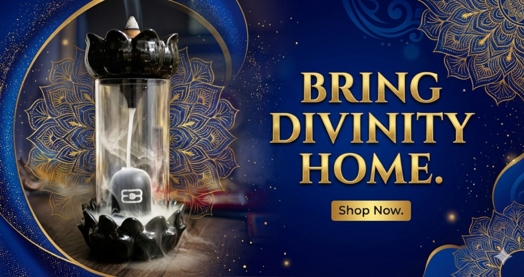buy glass shivling smoke fountain online India