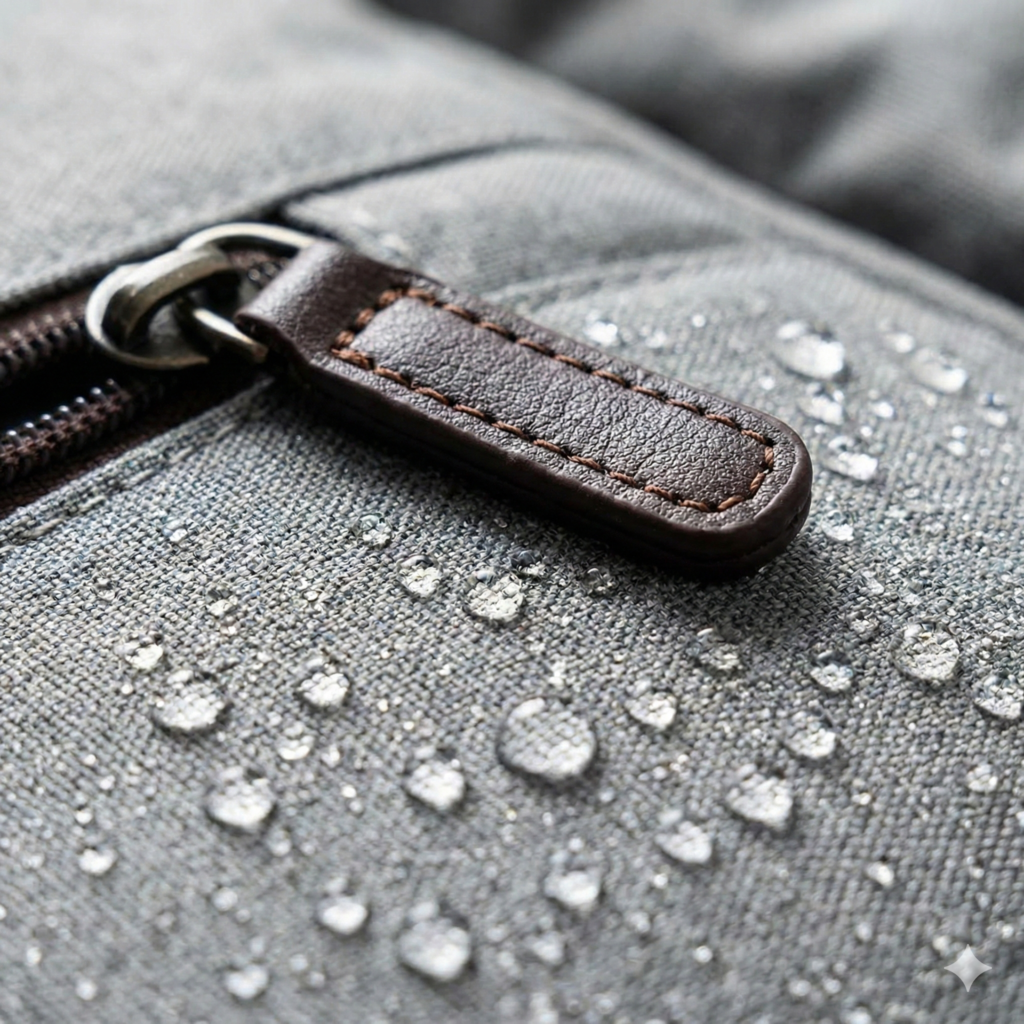 water resistant oxford fabric laptop bag texture