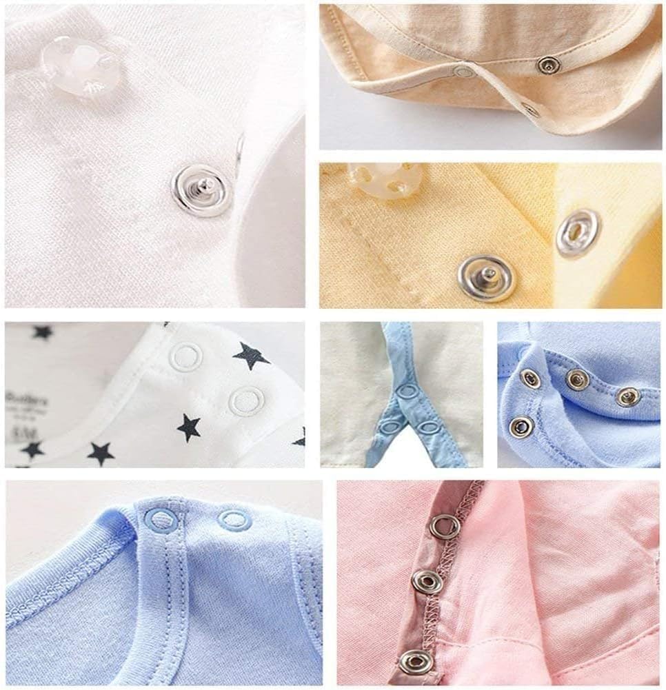 100 sets of multicolor snap buckles inside the organized Snap Button Tool Kit