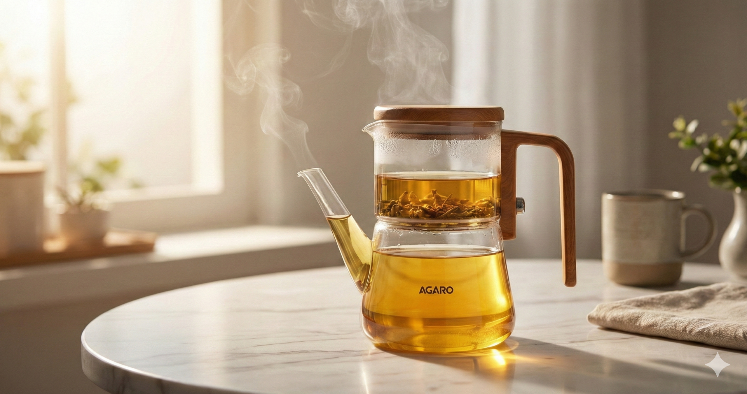 Borosilicate Glass Tea Pot Review AGARO Elite