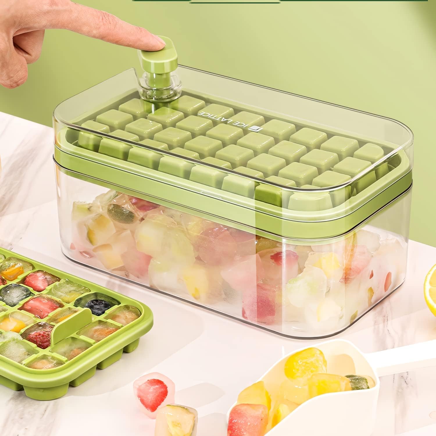 You get a massive 64-cube capacity in one affordable set, perfect for keeping the whole family's drinks cold!